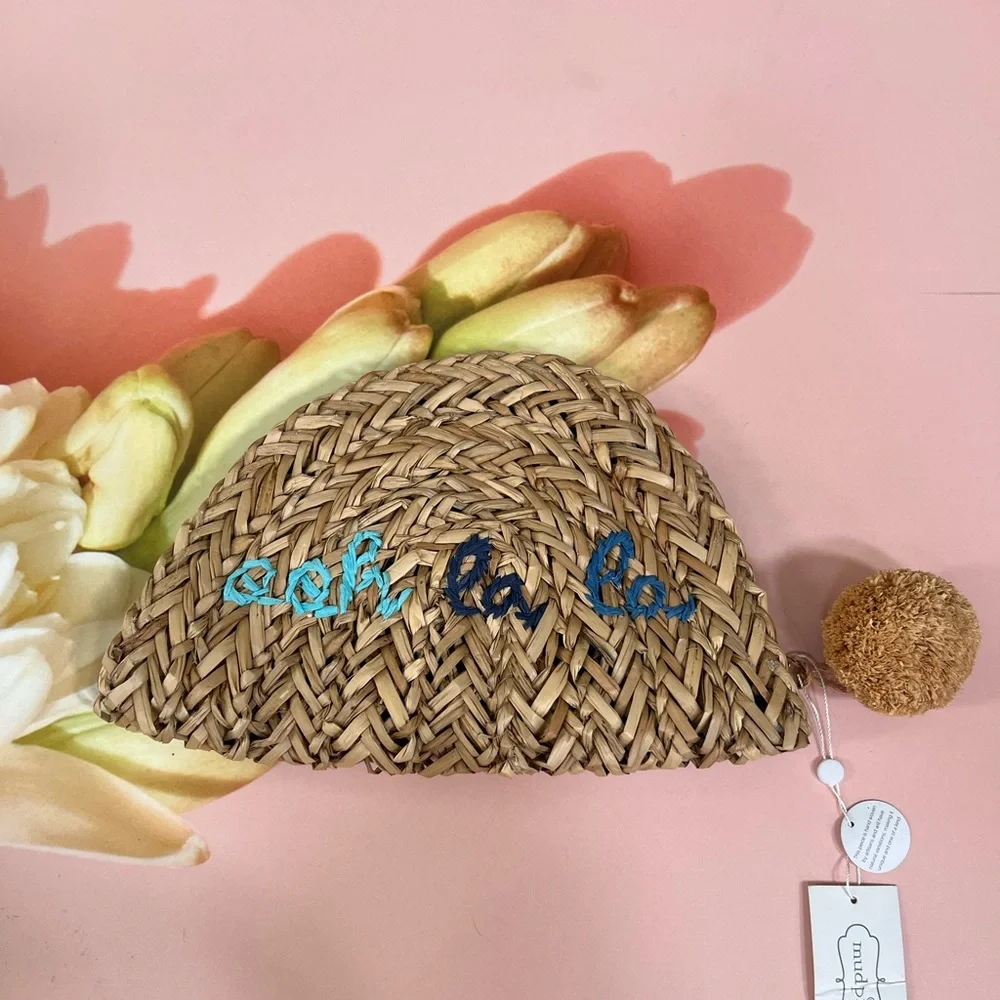 Straw Clutch Bag - Picture 1 of 2